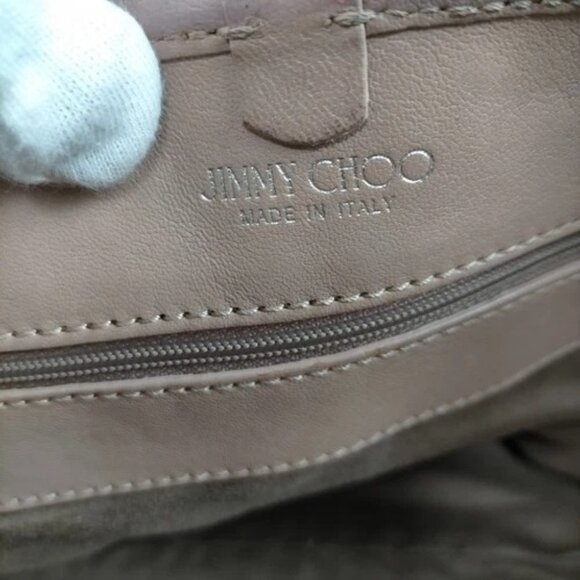 459258BM (L3) Jimmy Choo Tote Bag Pink Leather - Picture 7 of 9